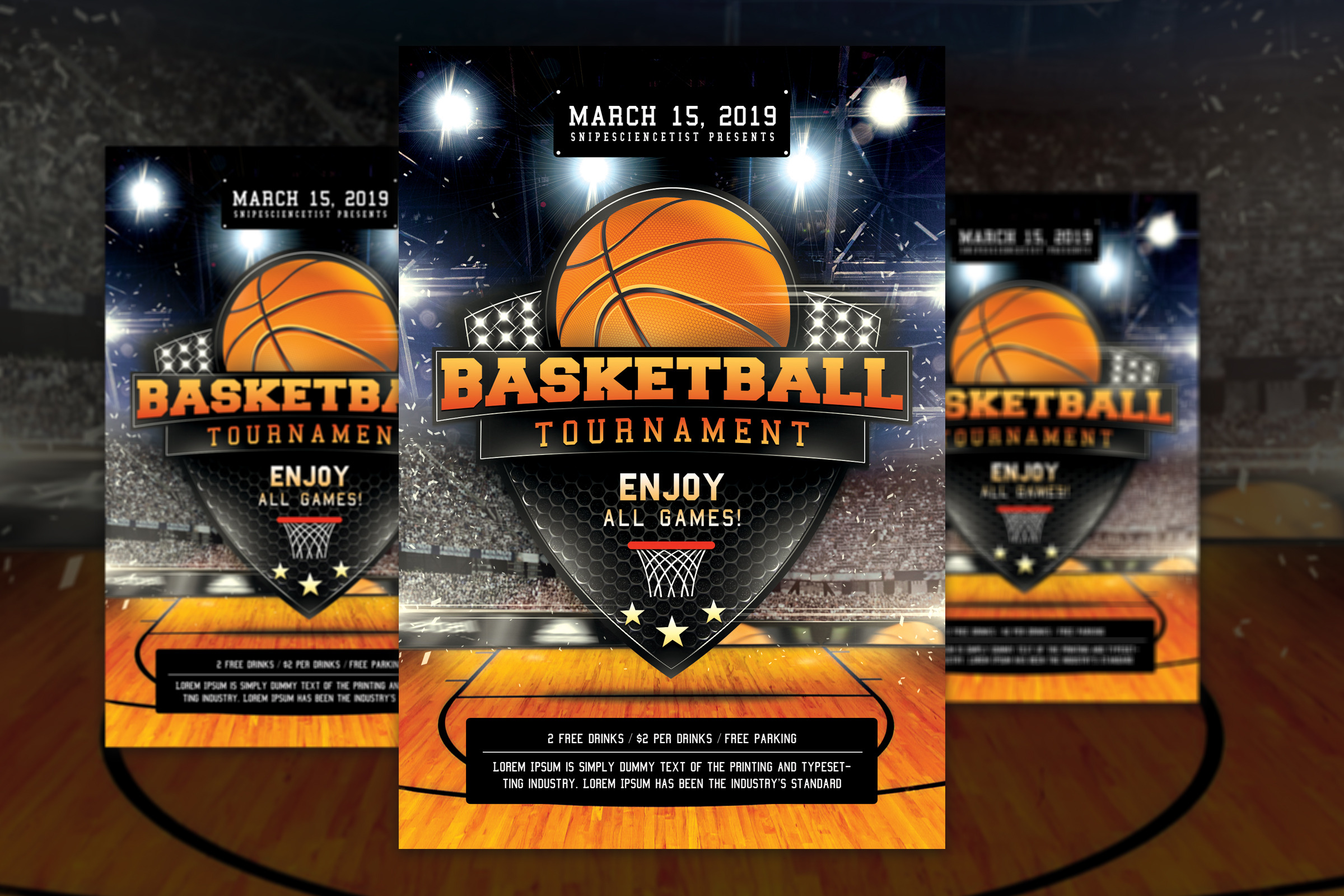 Basketball Madness Flyer Poster PSD, a Flyer Template by SNIPESCIENTIST