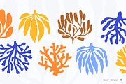 Coral shapes, underwater plants set, a Decorative Illustration by Good Studio (Thumbnail 6 of 11)