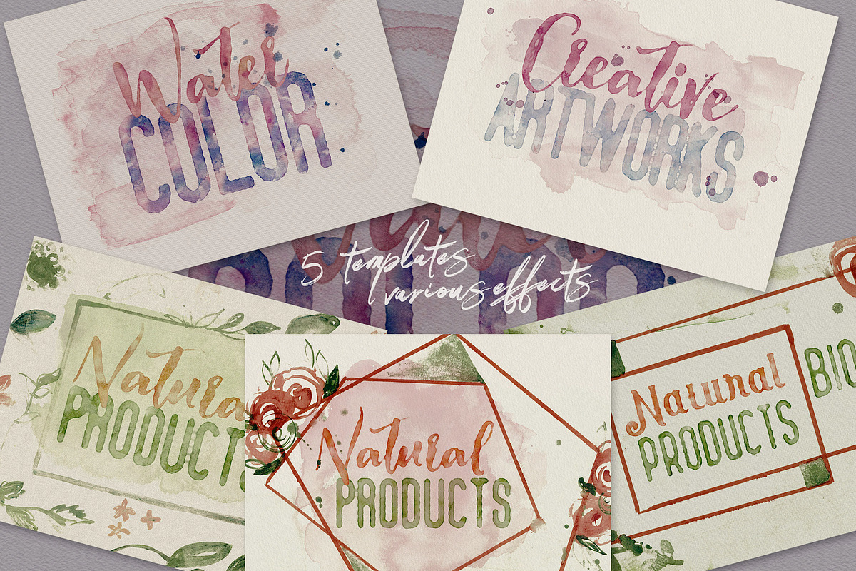 SALE The Ultimate Watercolor Creator, a Brushes & More by Cruzine (Photo 11 of 42)