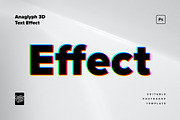 Anaglyph 3D Text Effect Mockup, a Brushes & More by veila.me (Thumbnail 2 of 7)
