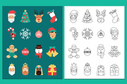 Christmas Icons Set, an Icon by Stockaholic (Thumbnail 2 of 2)