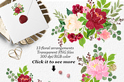 Watercolor Flower Graphic Set, a Decorative Illustration by Elly Studio (Thumbnail 7 of 12)
