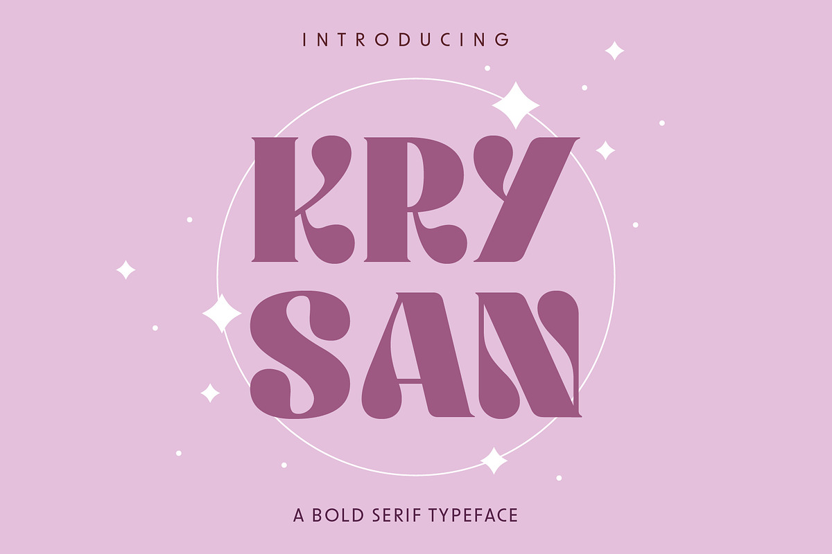 Krysan - Display Serif Font, a Serif Font by Pikgura (Photo 1 of 9)