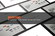Mountains Powerpoint Template, a Presentation Template by Dedijuniadi (Thumbnail 1 of 5)