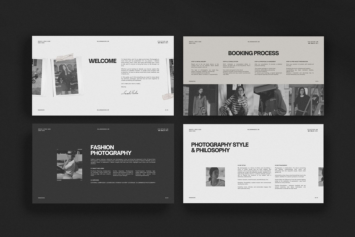 Photography Services & pricing guide, a Presentation Template by Amaré Creative (Photo 4 of 7)