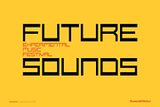 KONSTRUCT - A Block Style Font, a Sans Serif Font by Komet & Flicker (Thumbnail 5 of 15)