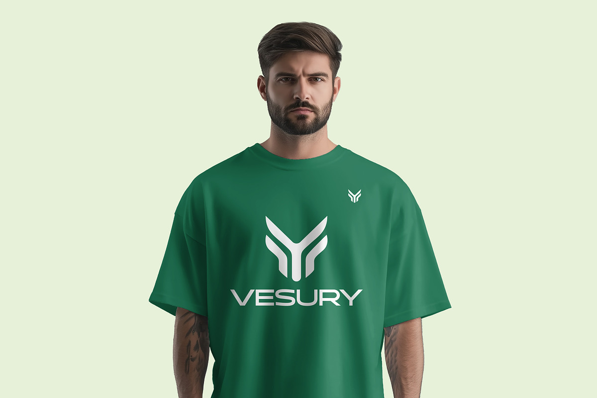 Handsome Men T-shirt Mockup, a Shirt Mockup by INTENTFX (Photo 2 of 12)