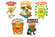 Funny Summer Drinks SVG PNG, a Food Illustration by LaVika (Thumbnail 3 of 6)