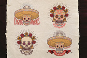 Day of the Dead Sugar Skull, a Branding & Logo Template by Agor2012 shop (Thumbnail 2 of 4)