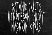Sanctum — Metal Display Font, a Handwritten Font by Any-Type® Foundry (Thumbnail 5 of 8)