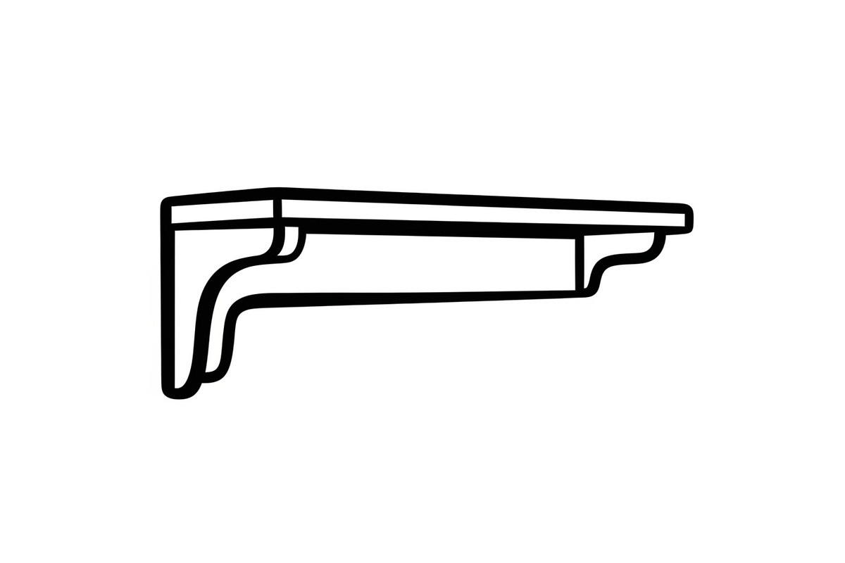 Wall Shelf Bracket Vector Bundle, an Illustration by Gaye Art (Photo 38 of 51)