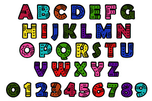 African, Aztec or Maya tribal font, an Icon by BabySofja