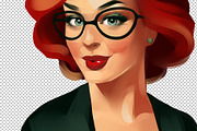 Business Pin-up girls, an Education Illustration by Ira Cvetnaya (Thumbnail 8 of 8)