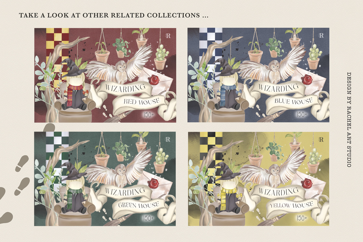 Wizarding Houses Creator, an Illustration by Rachel Art Studio (Photo 10 of 10)