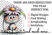 Spring Cat Clipart Set, an Illustration by Daily.Designs (Thumbnail 2 of 7)