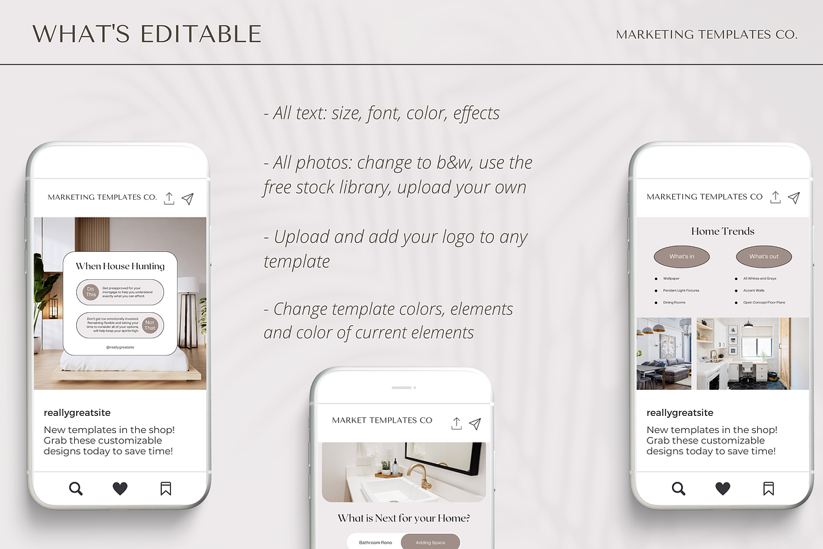January Real Estate Instagram Posts, a Social Media Template by Marketing Templates Co. (Photo 9 of 9)
