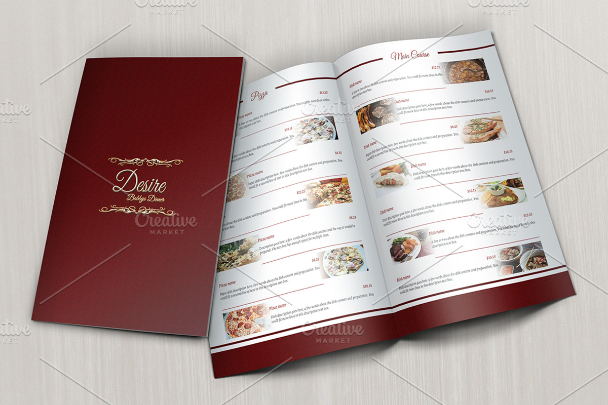 Restaurant Menu & Business Card, a Brochure Template by BettyDesign (Photo 1 of 9)