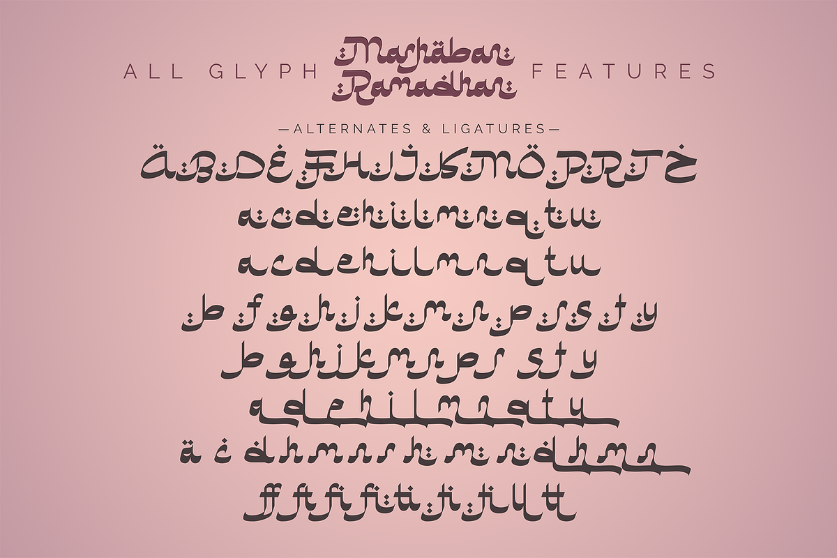 Marhaban Ramadhan, a Font by Omotu Studio (Photo 12 of 14)