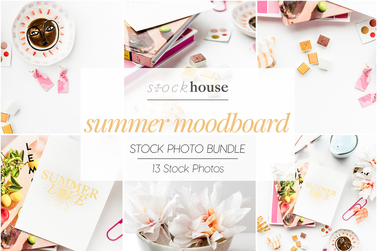 Summer Moodboard Stock Photo Bundle, a Household Mockup by Styled Stock House (Photo 1 of 3)