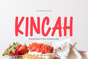 Kincah - Handwritten Font