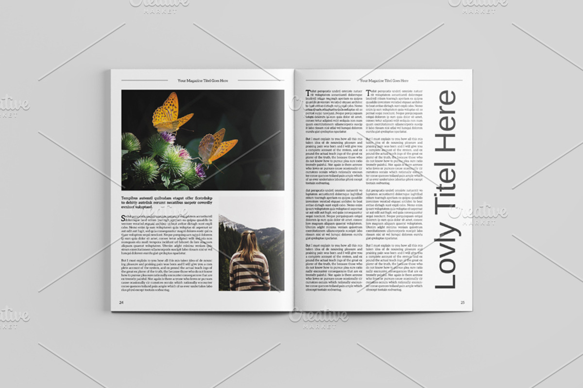 InDesign Multipurpose Magazine -V472, a Magazine Template by Template Shop (Photo 15 of 19)