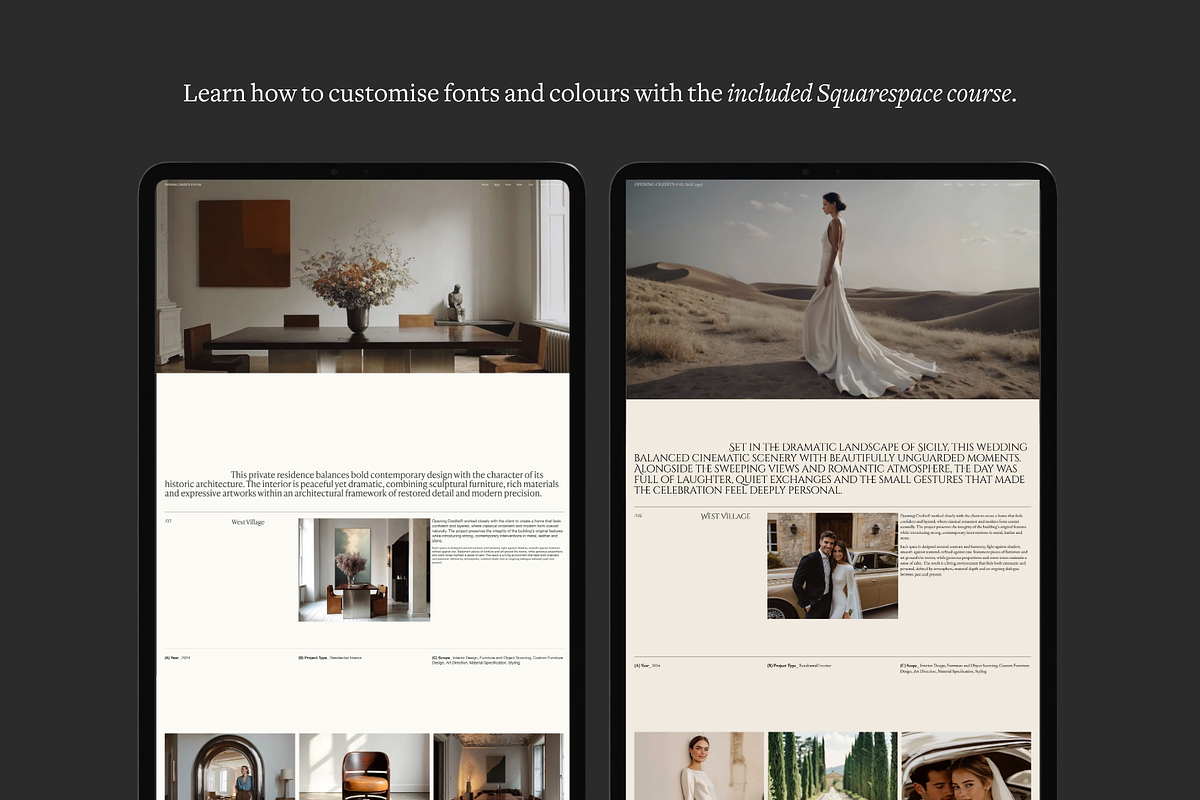 Editorial Squarespace 7.1 Template, a Squarespace Template by Studio TSM (Photo 10 of 17)