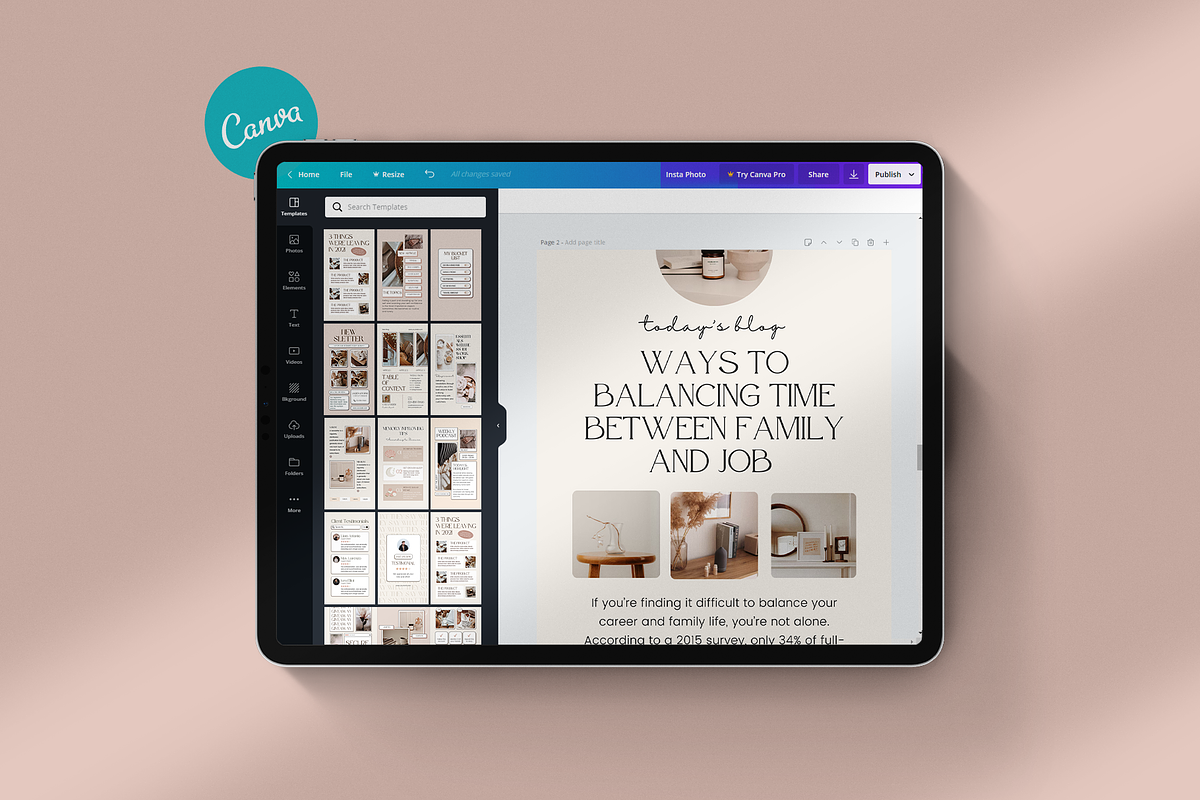 Instagram Wellness for Coach CANVA, a Social Media Template by Analogi Studio (Photo 19 of 26)