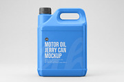 Motor Oil Jerry Can Mockup, a Packaging Mockup by graphypix (Thumbnail 1 of 4)