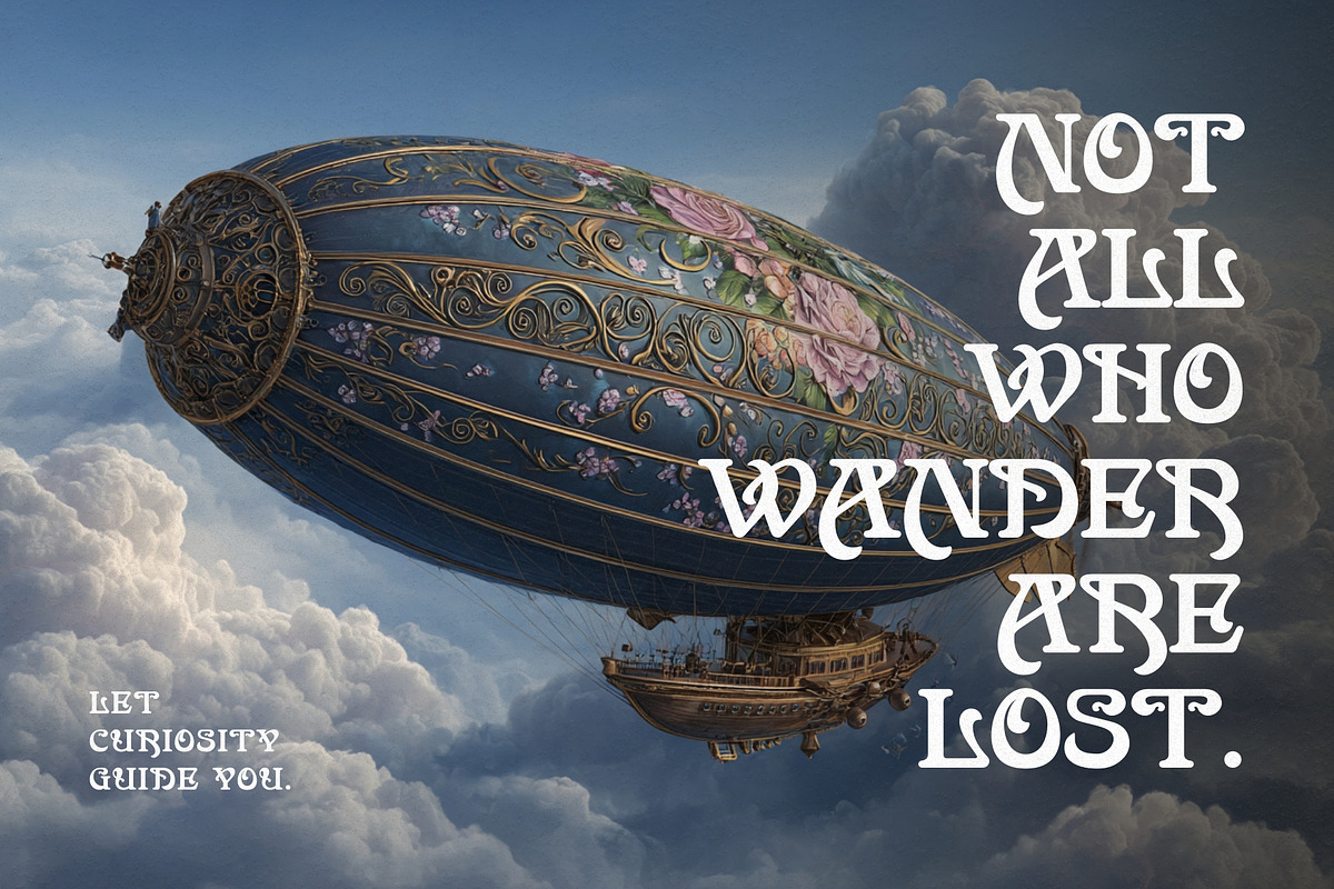 Magnolia Muse - Art Nouveau Type, a Serif Font by HipFonts (Photo 7 of 9)