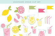 Lemonade Stand Clip Art, an Illustration by Hello Muse Design (Thumbnail 2 of 3)