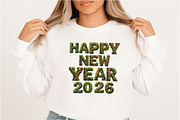 Christmas Happy New Year PNG, an Illustration by DreamArtGraphic (Thumbnail 2 of 5)
