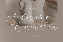 Admire Camelia - Modern Script Font