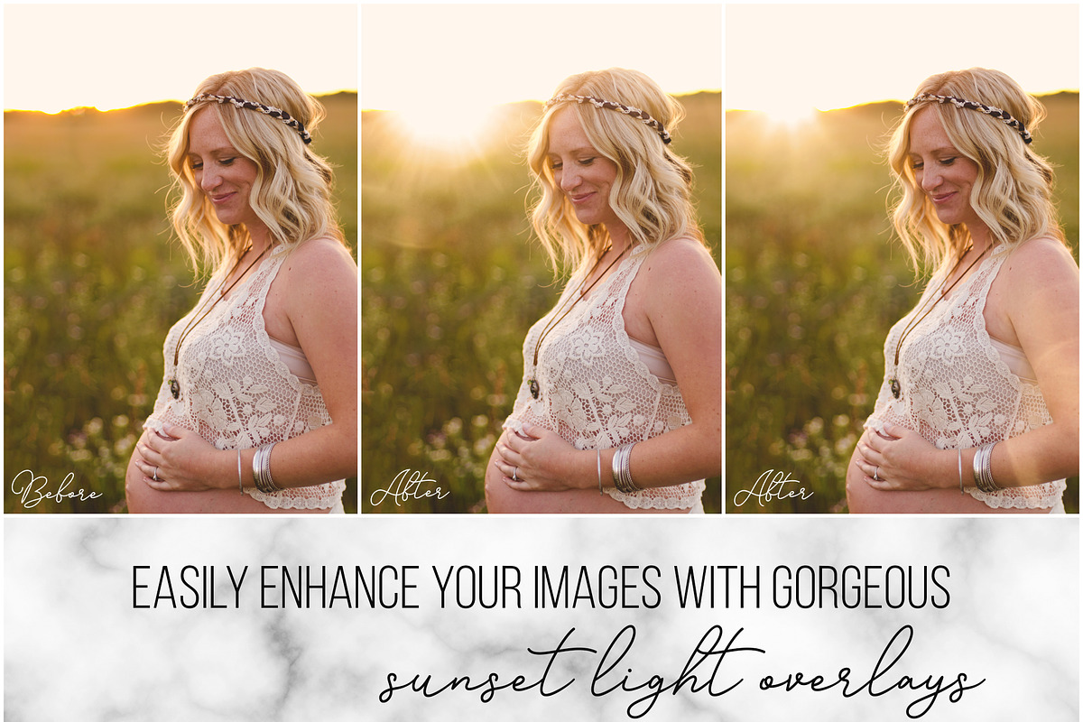 The Sunshine Photography Overlays, a Layer Style Add-On by Ashley Alexandra Design (Photo 2 of 21)