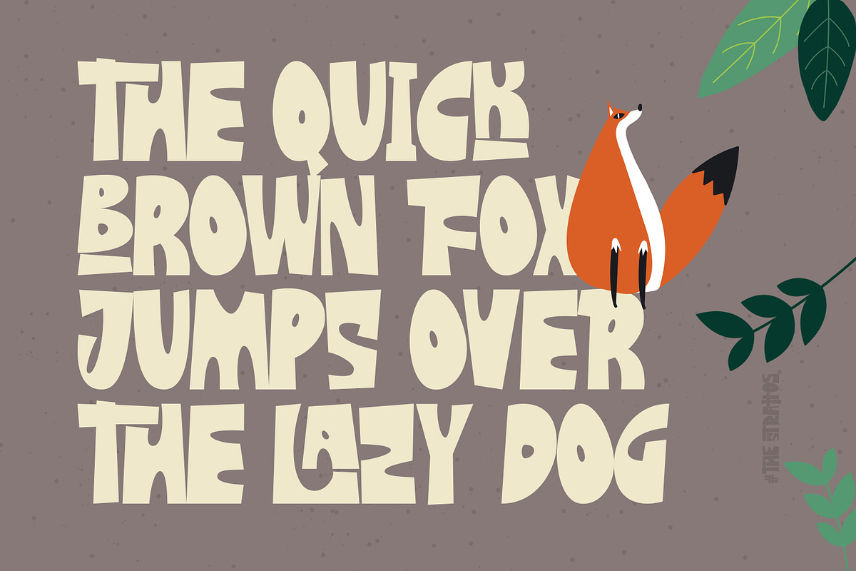 The Strattos - A Playful Font, a Font by madeDeduk (Photo 7 of 14)