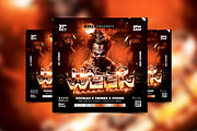 Halloween Party Flyer, a Flyer Template by StarPixles11 (Thumbnail 1 of 3)