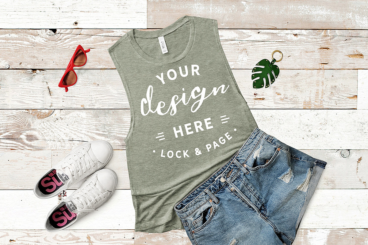 Mockup Bundle Bella Canvas T-Shirt, a Household Mockup by lock and page (Photo 35 of 45)