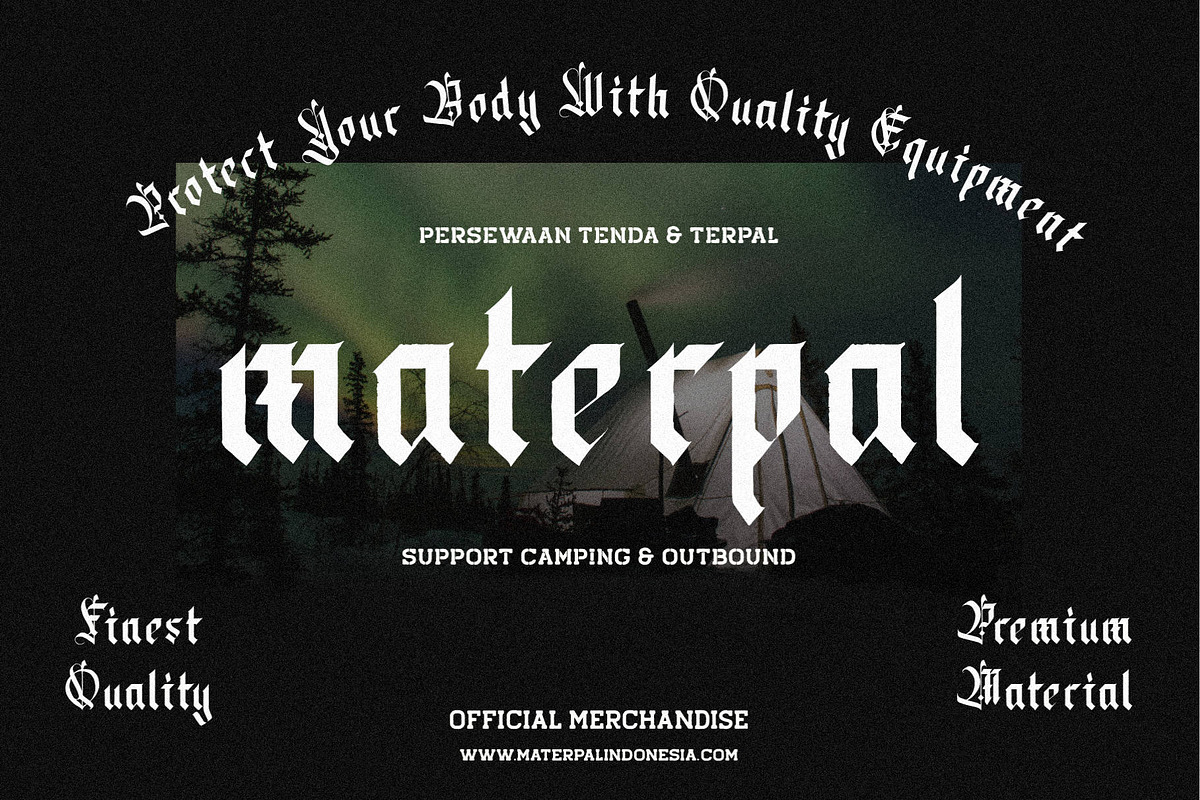 VT Datons - Blackletter, a Blackletter Font by ViactionType (Photo 7 of 12)