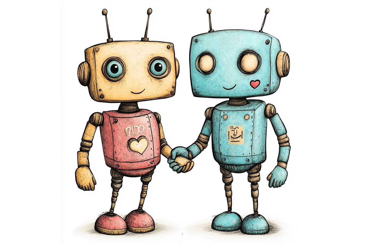 Prompt Robo Love Clipart, a Decorative Illustration by Creative design (Photo 4 of 7)