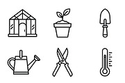 Bundles Set Flower Market Icons, an Outline Icon by adenpinkstore (Thumbnail 5 of 12)