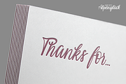 Alpenglueck - a handwritten font, a Script Font by Laura Heidi (Thumbnail 9 of 15)
