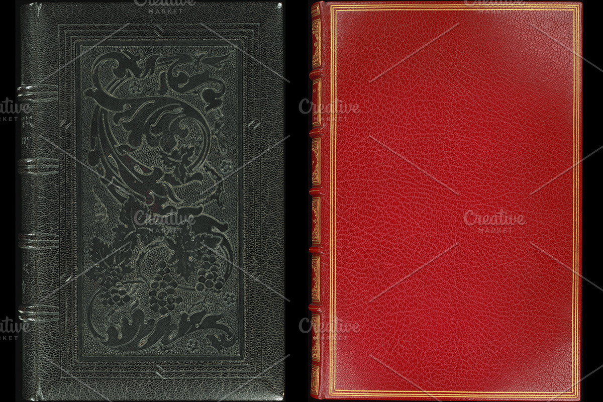 Antique Book Covers, a Texture Graphic by Blue Line Design (Photo 18 of 24)