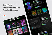 Void - NFT Marketplace Landing Page, an UI Kit Template by SquidPixey (Thumbnail 4 of 5)