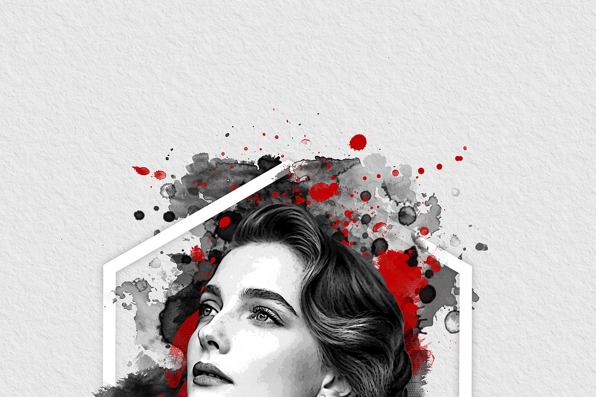 Watercolor Canvas Frame Art Effect, an Action Add-On by MRI STUDIO (Photo 27 of 34)