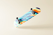 Skateboard Mockup, a Merchandise Mockup by MockupFree.Net (Thumbnail 10 of 10)