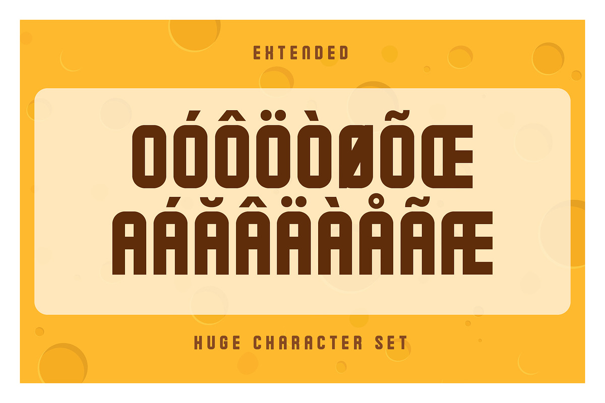 Cheddar Display Font, a Sans Serif Font by alpercakici (Photo 4 of 12)
