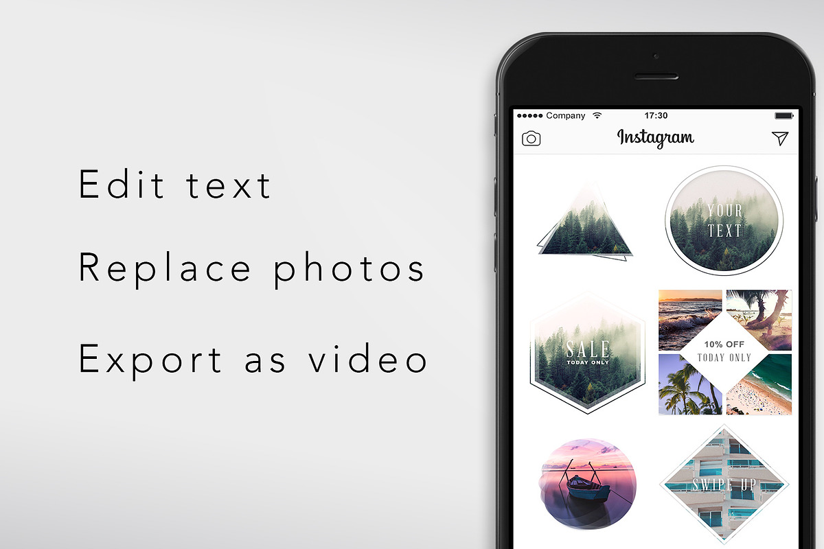 Animated Instagram Posts Bundle, a Social Media Template by BranderDesigns (Photo 3 of 16)