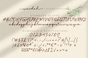 Wardah, a Script Font by Omotu Studio (Thumbnail 9 of 12)