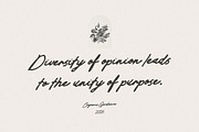 Organic Gardenia - Old Handwritten, a Handwritten Font by Mahesans Co (Thumbnail 5 of 10)