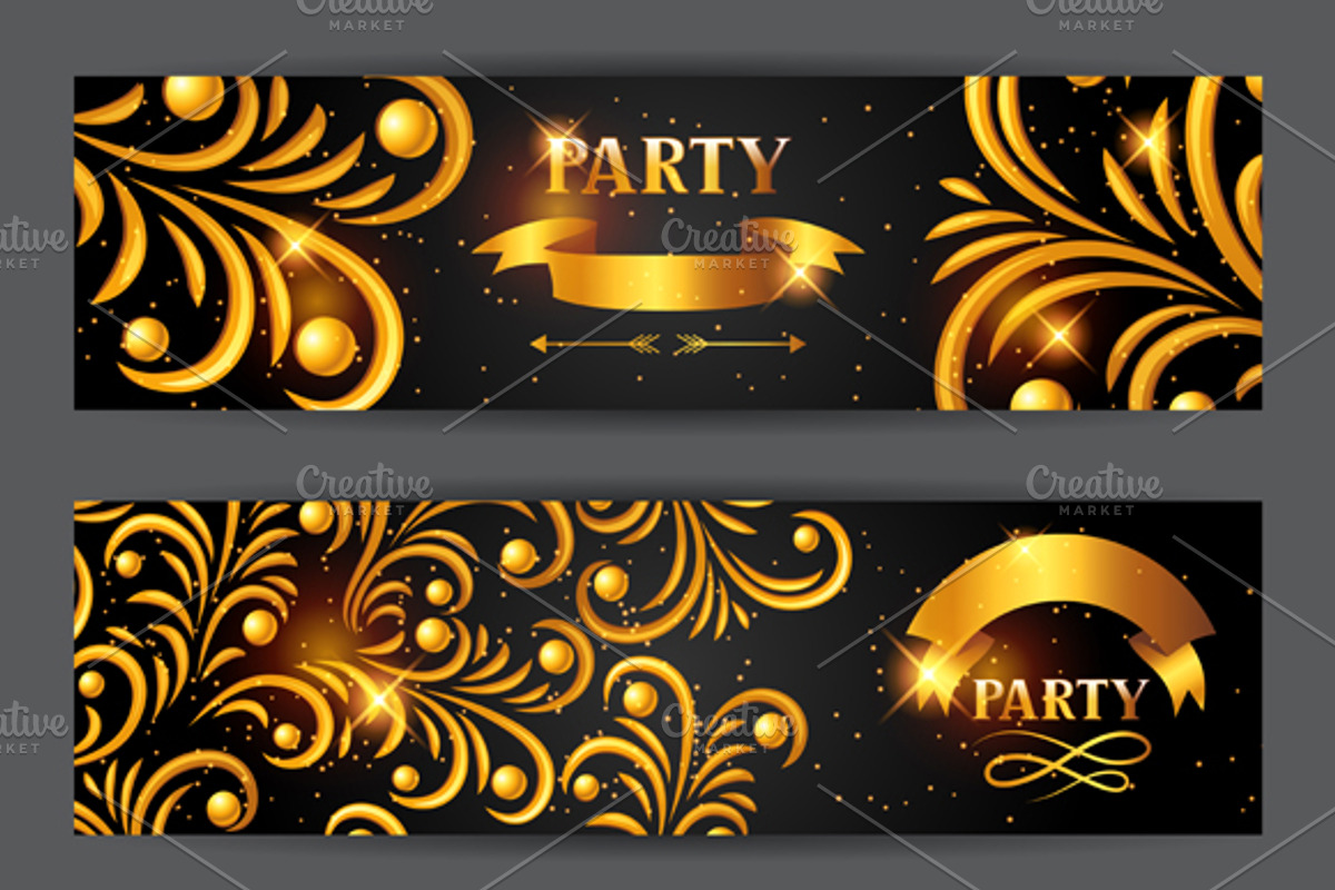 Celebration party banners., a Flyer Template by incomible (Photo 1 of 3)