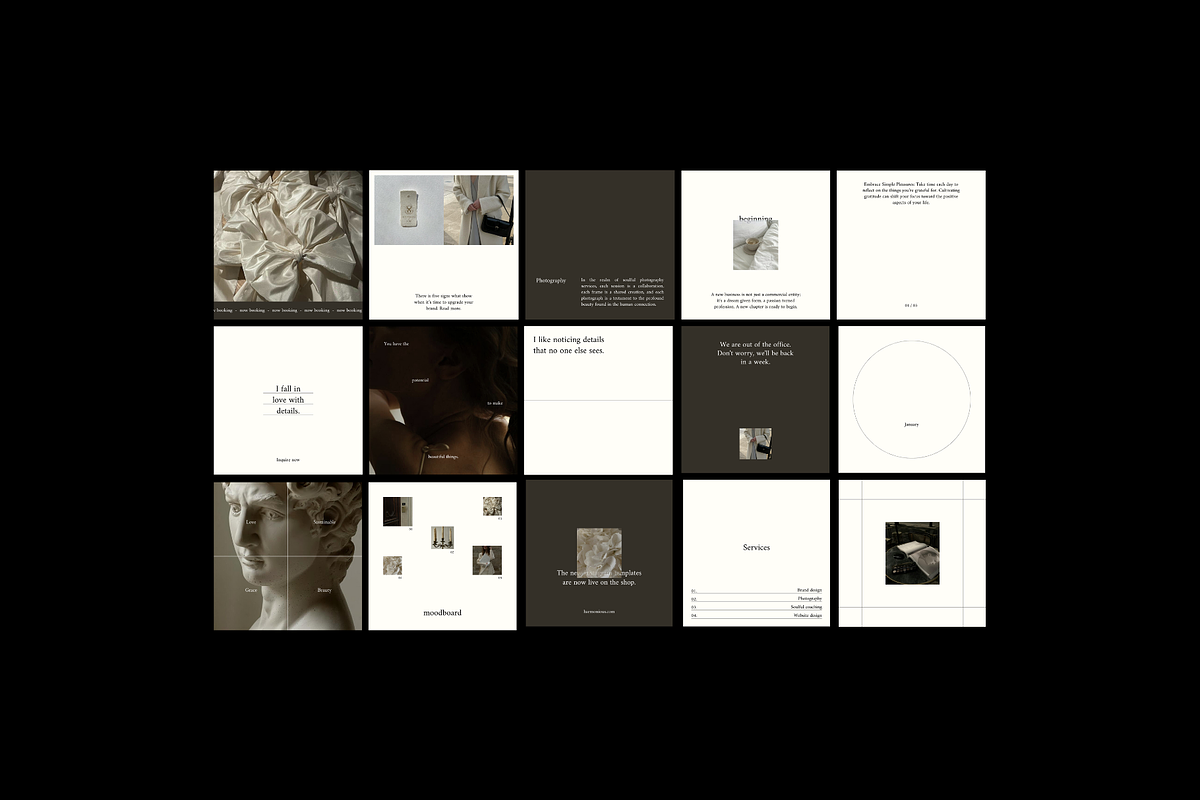 Harmony | Instagram Templates Canva, a Templates & Theme by Malvavisuals (Photo 8 of 10)